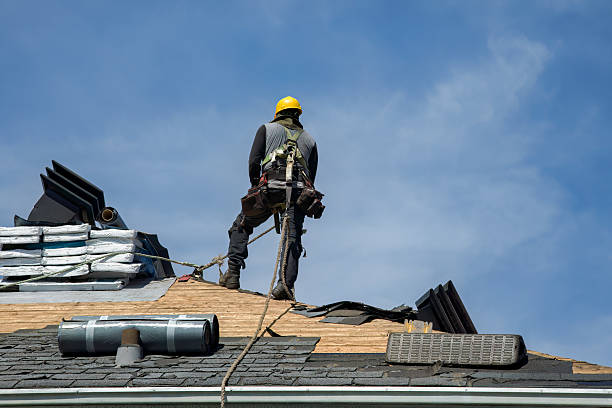 Professional Roof Replacement technician working in Canandaigua, NY